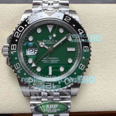 ARF 1:1 Clone Rolex Left-Handed GMT-Master II Sprite Ceramic Bezel 3285 Watch 